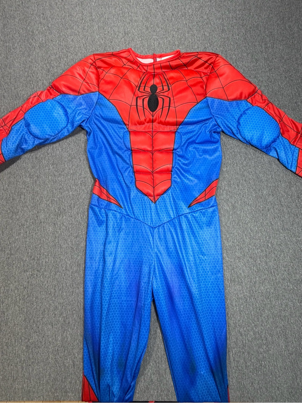 Spider Man Padded Costume with Mask and Gloves Kids Medium 7-8 Jazwares